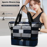 Women's Waterproof Travel Duffel Bag for Dry/Wet Use