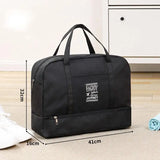 Multifunctional Women Travel Bag Large Capacity Waterproof Tote Handbag
