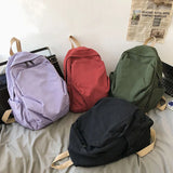Canvas Travel Backpack for Teen Girls Schoolbags