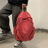 Canvas Travel Backpack for Teen Girls Schoolbags