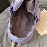 Canvas Travel Backpack for Teen Girls Schoolbags