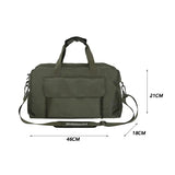 Large Weekend Bag Fitness Handbag Sports Crossbody Messenger Outdoor Bag