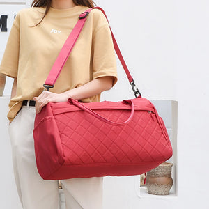 Large Capacity Gym Bag Solid Yoga Storage Bag Oxford for Fitness Swimming