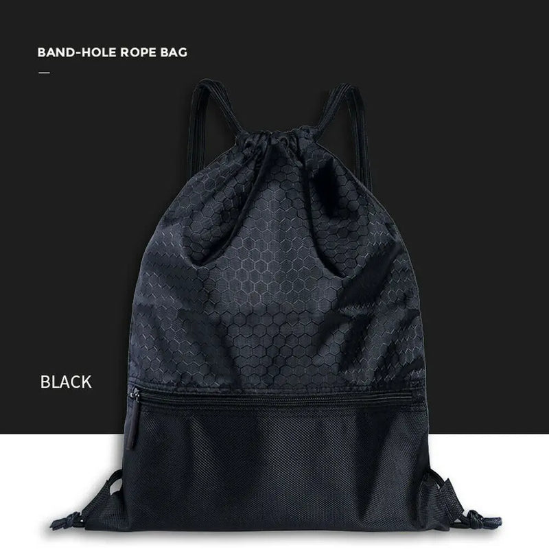 Travel Home Drawstring Backpack Cinch Sack Gym Tote Bag School Sport Pack