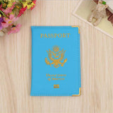 Travel Leather Passport Cover for Women Girls, US Passport Case Protector
