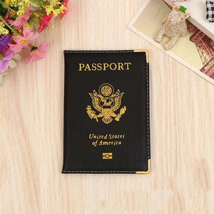 Travel Leather Passport Cover for Women Girls, US Passport Case Protector