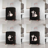 Rose Pink Letter Luggage Cover 18-32 Inch Travel Accessories