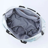 Nylon Gym Bag Dry Wet Separation Yoga Bag Large Capacity Shoulder Overnight Bag