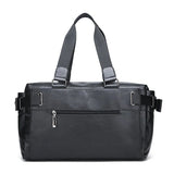 Men's PU Leather Travel Duffle Bag Business Trip Shoulder Bag