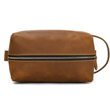Leather Toiletry Bag for Men and Women