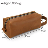 Leather Toiletry Bag for Men and Women