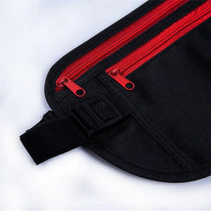 RFID Travel Money Belt Hidden Waist Security Wallet