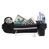 Travel Sports Pocket Mini Fanny Pack USB Waist Bag