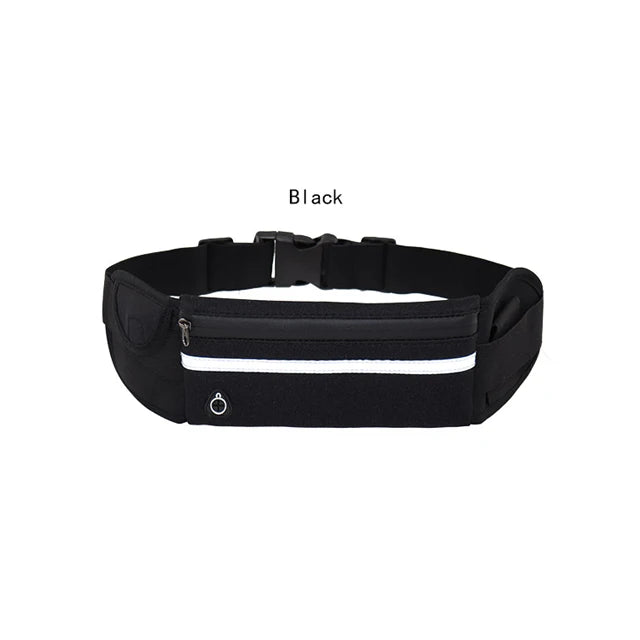 Sports Women's Waist Bag Mini Fanny Pack USB Pocket Waterproof Phone Belt Bags