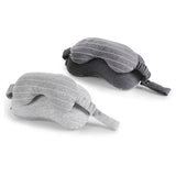 Travel Neck Pillow & Eye Mask Set U-Shaped Shade Goggles Unisex