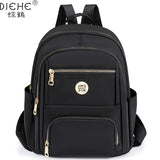Waterproof Nylon Women Backpack School Bag Rucksack Mochilas