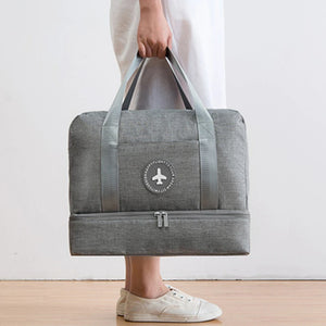 Large Capacity Travel Organizer Bag Wet Dry Separation Storage Bag