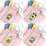 Avocado Print Travel Organizer Bag for Women
