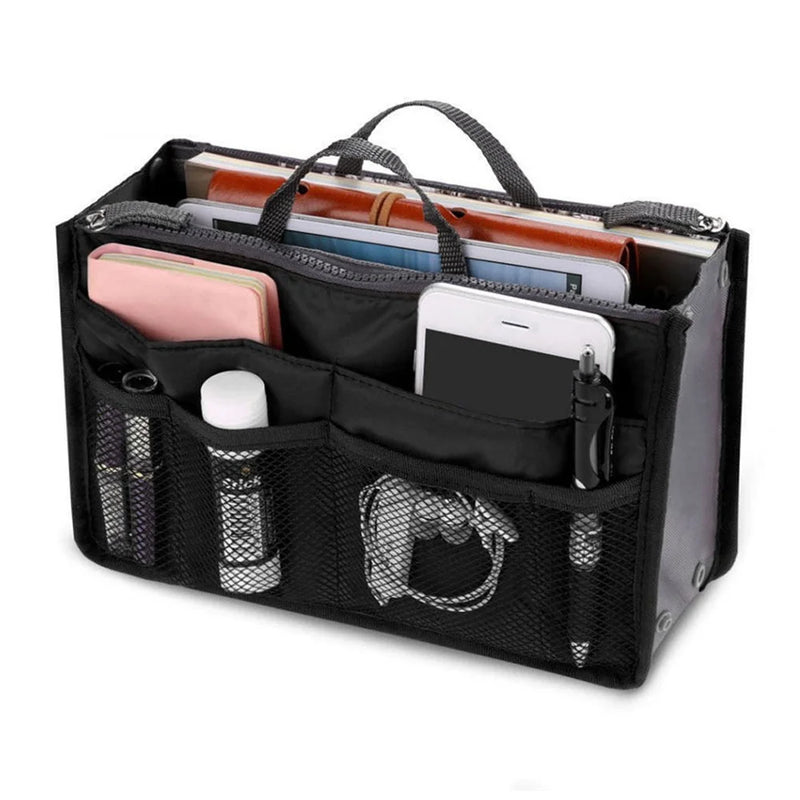 Travel Organizer Insert Bag Canvas Large Liner Lady Cosmetic Bags