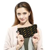 Portable Floral Love Print Travel Organizer Makeup Bag