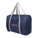 Travel Organizer Women Camping Luggage Bags Feather Print Handbag