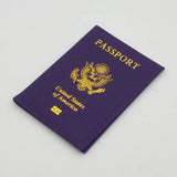 Pink Passport Holder PU Leather Personalised with American Covers for Passport