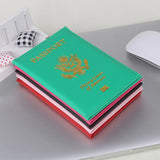 Personalised Pink Passport Cover PU Leather Holder
