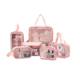 Clear Transparent Zipper Makeup Bag Organizer
