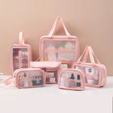 Clear Transparent Zipper Makeup Bag Organizer