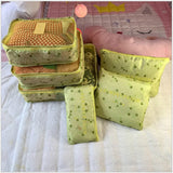 6pcs Waterproof Travel Packing Cubes Clothing Sorting Organize Bag
