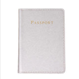 Pink Pu Leather Passport Cover Lovely Girl Case