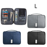Travel Passport Holder Wallet with Multiple Compartments
