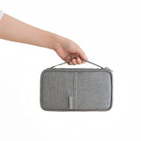 Travel Passport Holder Wallet with Multiple Compartments
