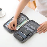 Travel Passport Holder Wallet Family Document Organizer