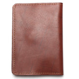 Vintage Crazy Horse Leather Travel Passport Wallet