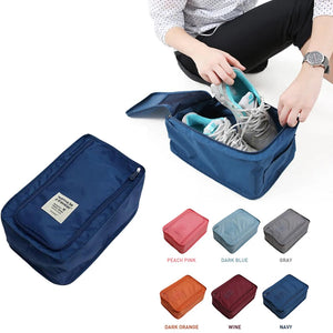Portable Waterproof Shoes Bag Organizer Storage Pouch with Handle