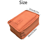 Portable Waterproof Shoes Bag Organizer Storage Pouch with Handle