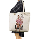 Portable Beach Bag Mom and Baby Folding Tote Handbag