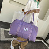 Water-Resistant Gym Duffel Bag Fitness Luggage Business Shoulder Bag