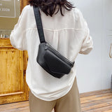 Small Chest Bag Women Fanny Pack Belt Purses Female Bolsos Solid Waist Bags