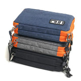Travel Storage Bag for USB Data Cable Earphone Wire Pen Power Bank