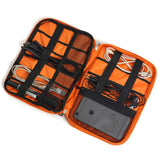 Travel Storage Bag for USB Data Cable Earphone Wire Pen Power Bank