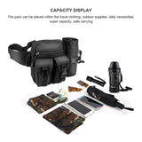 Tactical Moto Waist Belt Bags Organizer Pouch