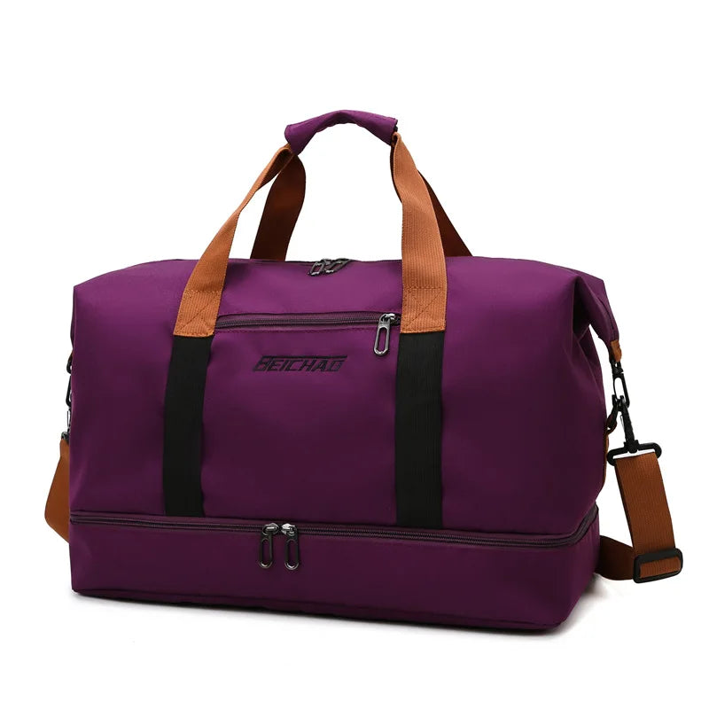 Large Capacity Waterprf Travel Tote Bag for Women & Men