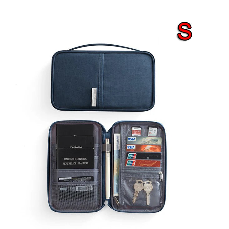 Family Passport Holder Travel Wallet RFID Blocker