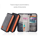RFID Blocking Family Passport Holder Carry Storage Case