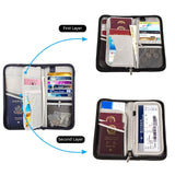 RFID Blocking Family Passport Holder Carry Storage Case