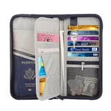 RFID Blocking Family Passport Holder Carry Storage Case
