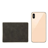 Retro Travel Wallet Men Money Clip for Boyfriend
