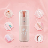 Portable Travel Wash Cup Set Toothbrush Holder Bathroom Toiletries Storage Box